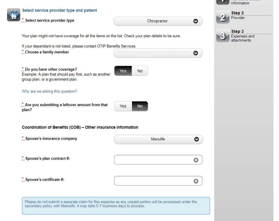 Coordination of Benefits Questions in My Claims