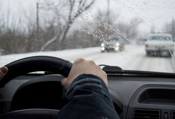 Before, during, and after: driving through a Canadian blizzard
