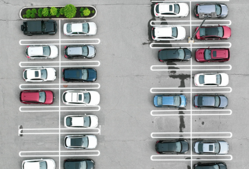 What happens if you get into a parking lot accident?